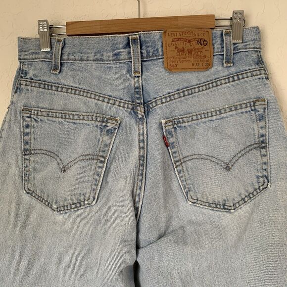 Vintage Levis 560 Jeans 32x30 Loose Fit Tapered 100% Cotton USA Rare Limited 90s - Picture 6 of 15